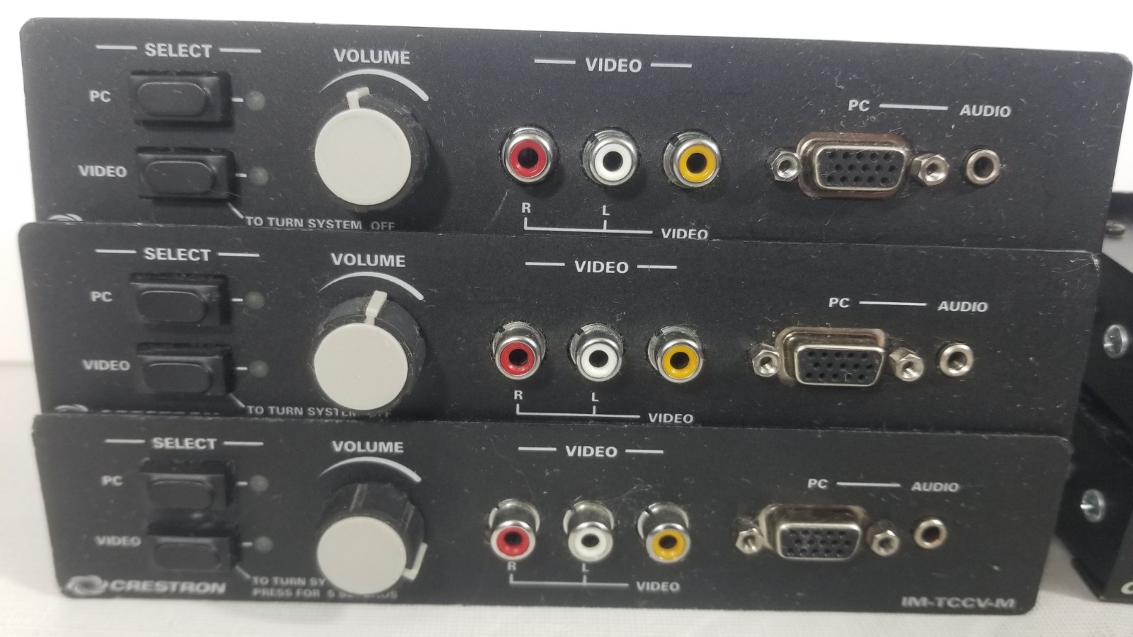 5 Crestron IM-TCCV-M iMedia Table Mount Computer Video Center VGA
