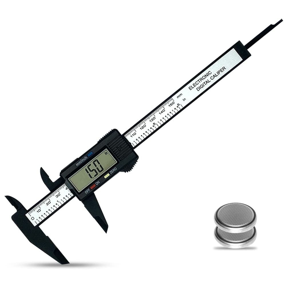 VIECAM 0-6 Inches Digital Caliper with Large LCD Screen and 3 to 3.9