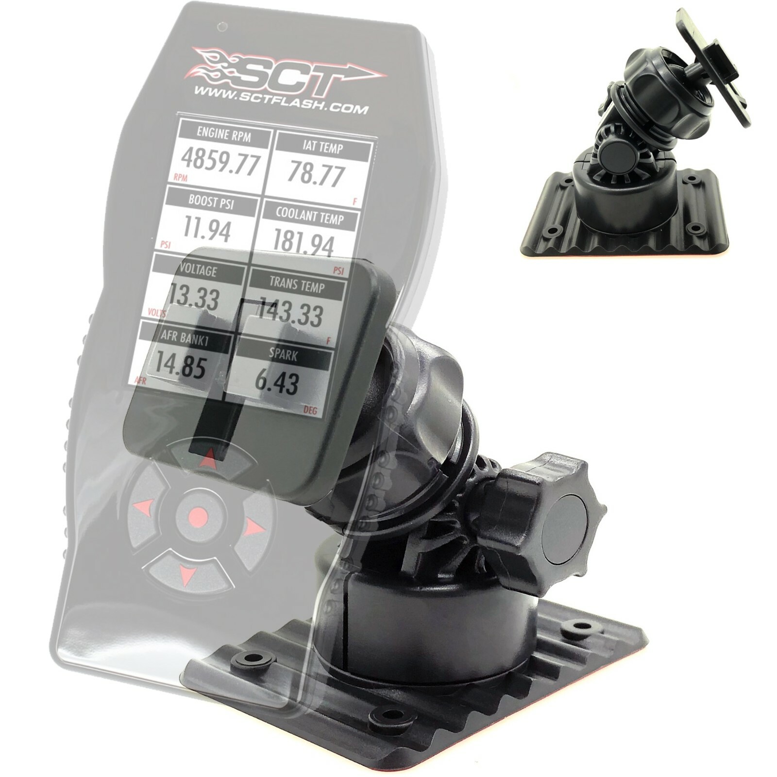 ** Adhesive Dashboard and Console Mount FOR BAMA X4 SF4 AUTO FLASH TUNER **