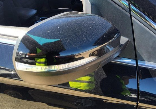 2015-2018 Ford Edge Right Passenger Side Door Mirror Black Heated