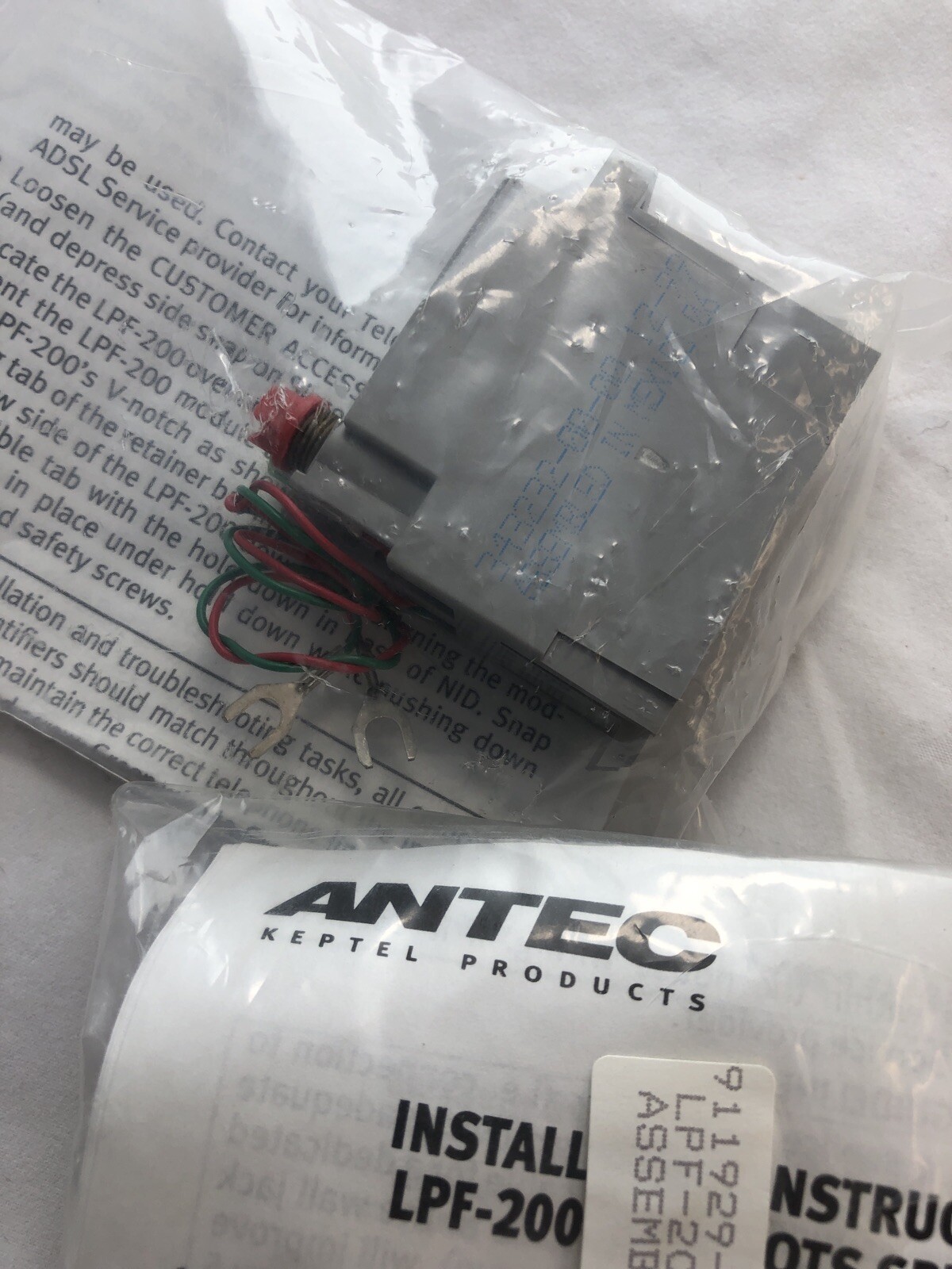 New ANTEC ADSL LPF-200 Pots Splitter Module LPF200 DSL  Keptel Boxes