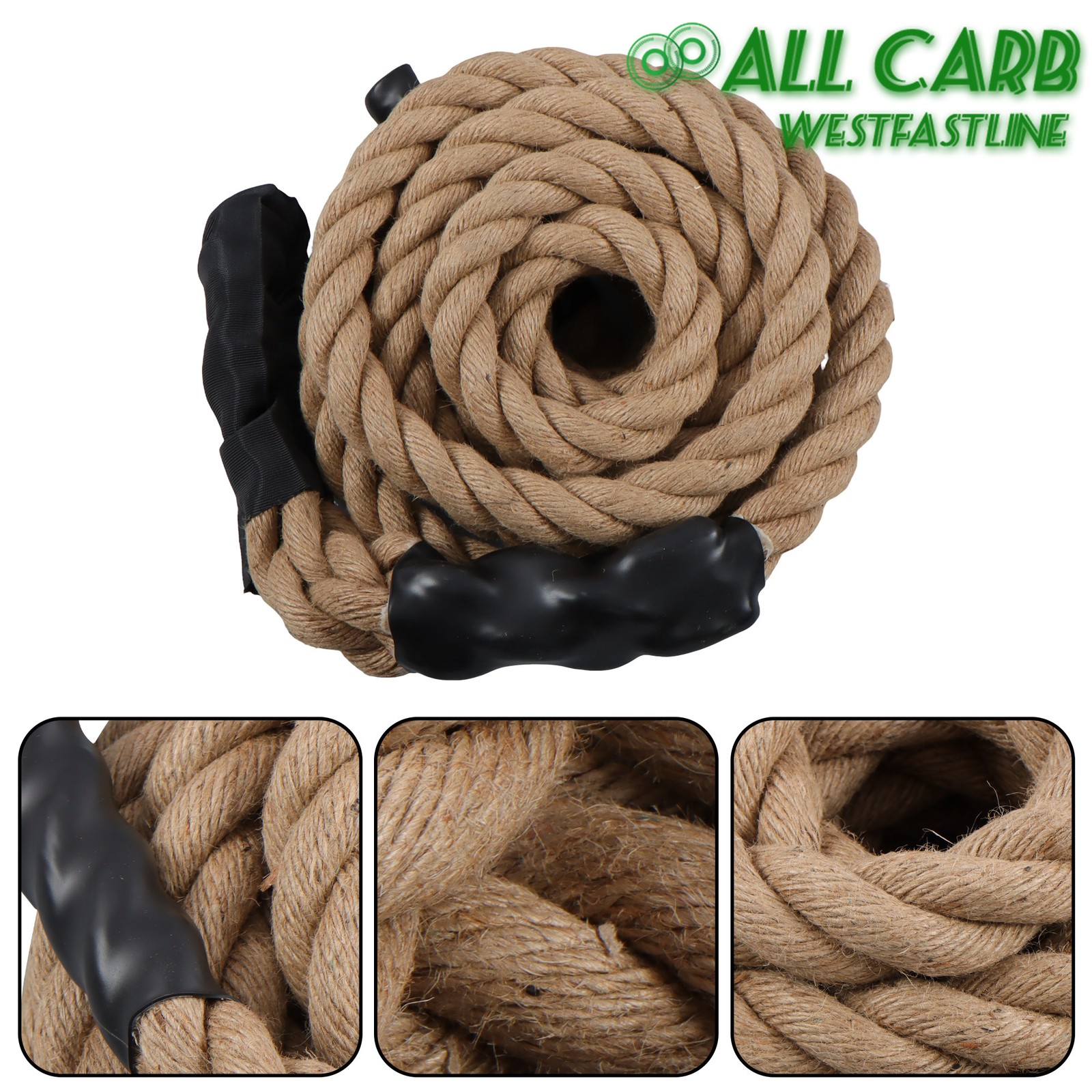 Outdoor Climbing Rope For Fitness & Strength Training Workout Gym Rope 25 Feet