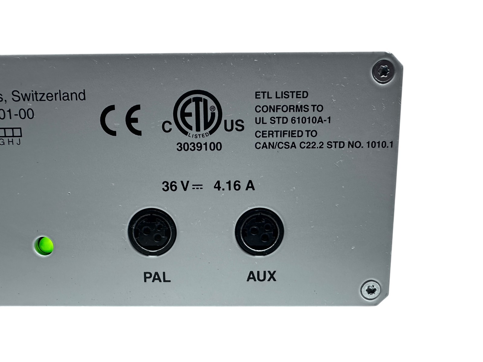 CTC Analytics MN 01-00 Power Supply for PAL/AUX System – Excellent Working Unit