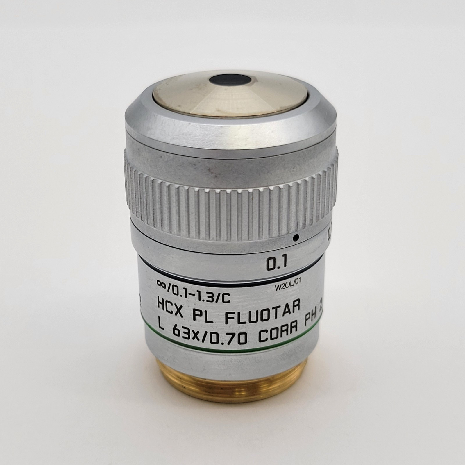 Leica Microscope Objective HCX PL Fluotar L 63x Corr Ph2 Phase Contrast 506217