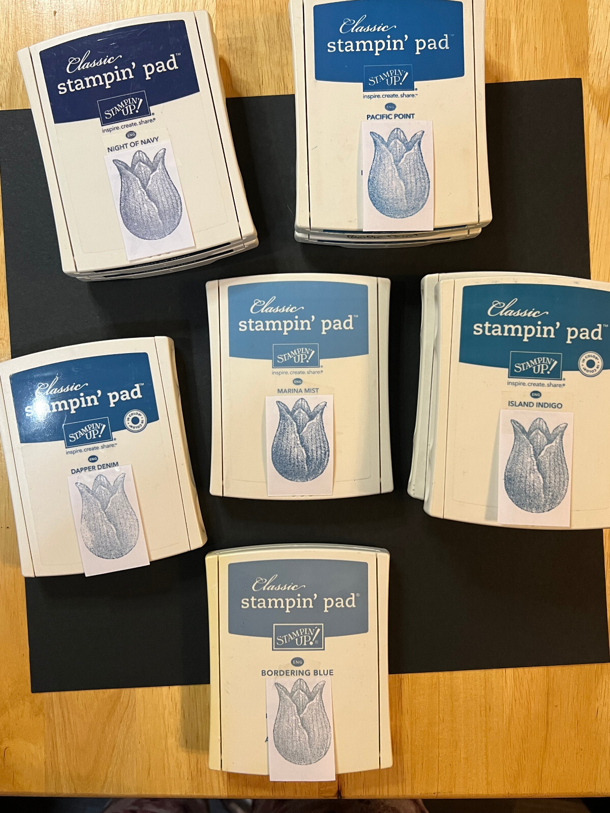 Classic Stampin Up Ink Pads You Choose Color ~ This listing is for Blue Colors