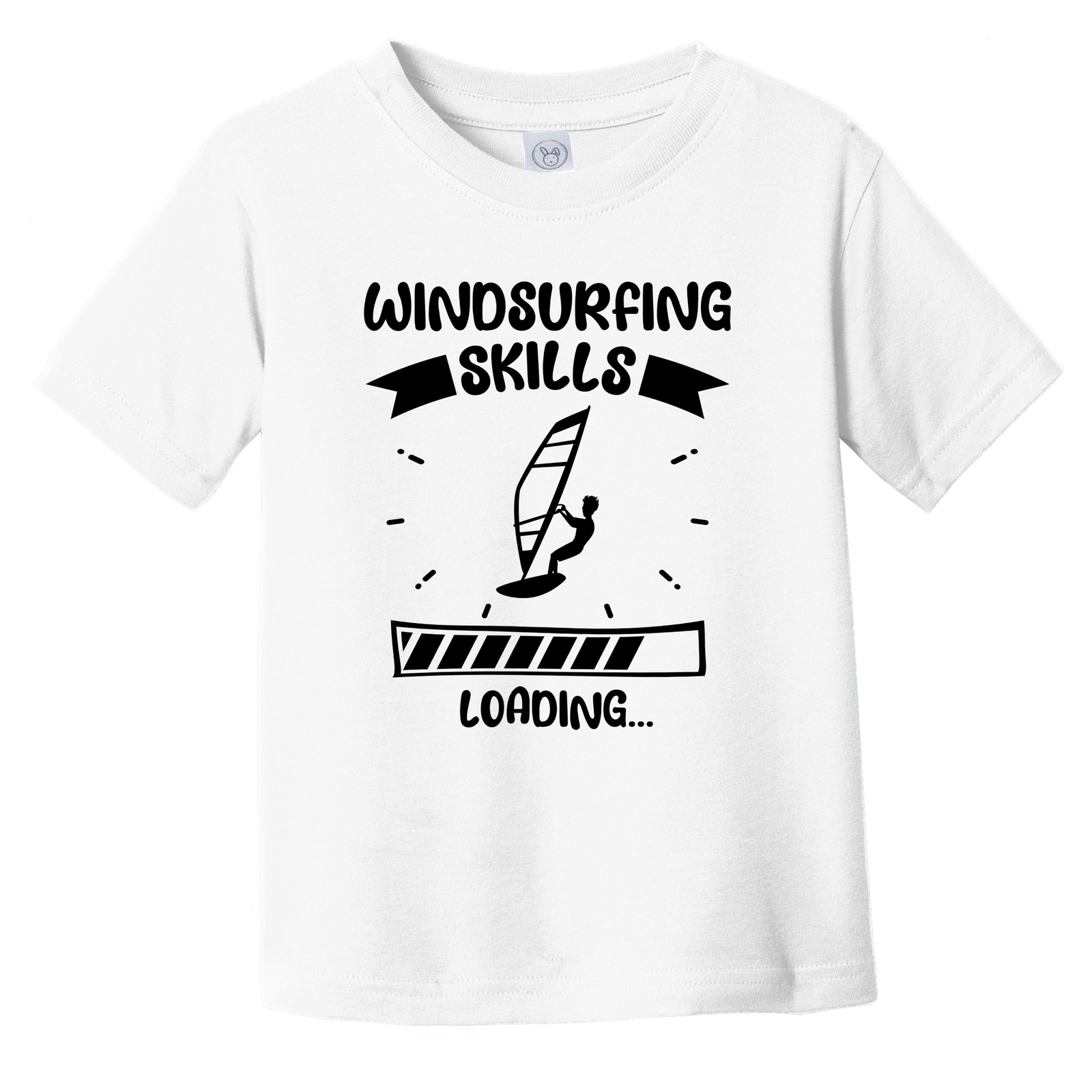 Windsurfing Skills Loading Funny Windsurfing Infant Toddler T-Shirt