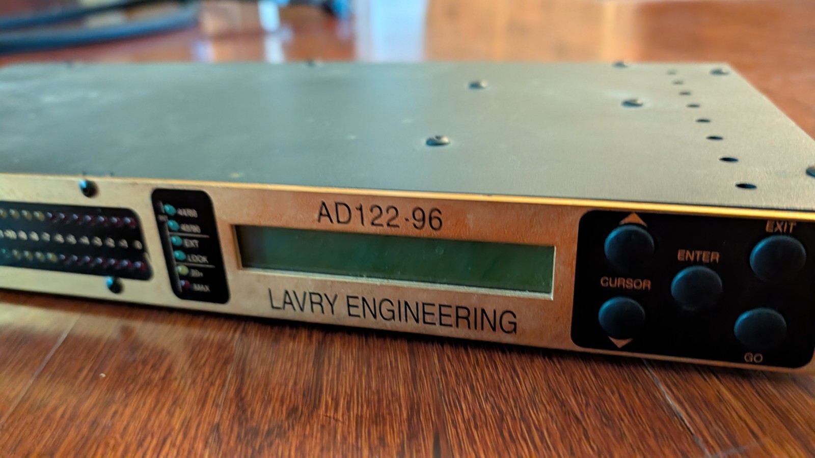 Lavry Engineering AD122-96 96kHz 2-Ch Rack A/D Converter XLR BNC Ext Clock