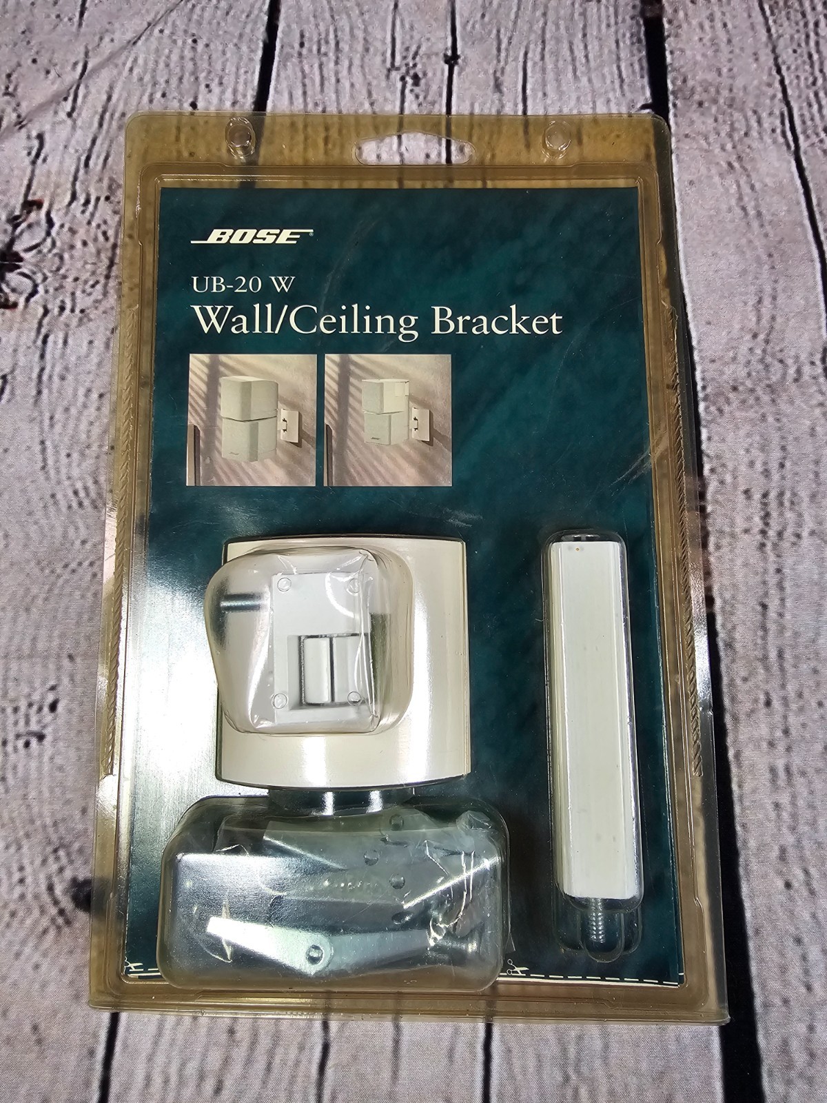 New Bose UB-20 W Wall Ceiling Bracket White Acoustimass Jewel Cube Sealed VTG