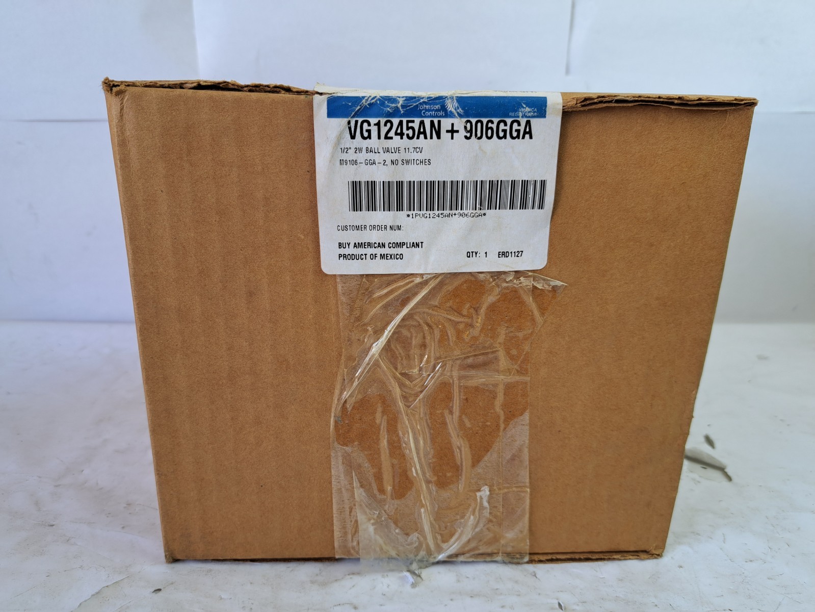 Johnson Controls M9106-GGA-2 + VG1245AN Actuator With 1/2” 2W Ball Valve