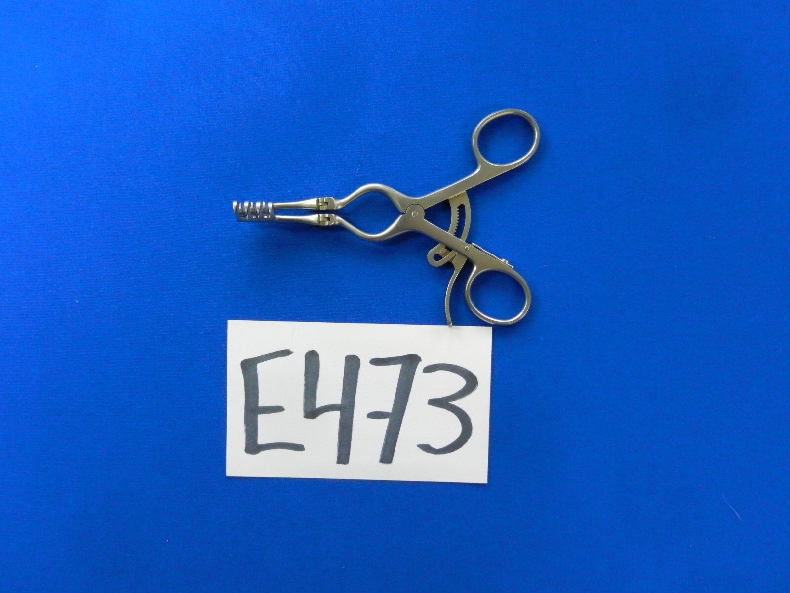 E473 Aesculap Baby Adson Hinged Semi Sharp 3x4 Prong Retractor 5.5" BV085R