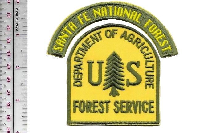 National Forest New Mexico Santa Fe National Forest USFS Patch vel NO TARIFF