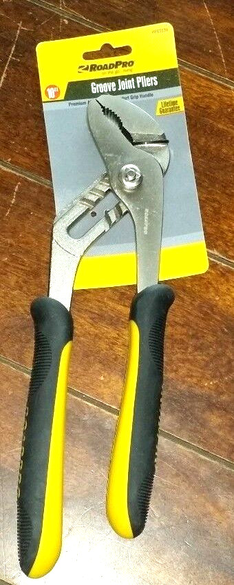 Road Pro 10" Groove Joint Pliers -Premium Alloy Steel- #RPS5538 Free Shipping!