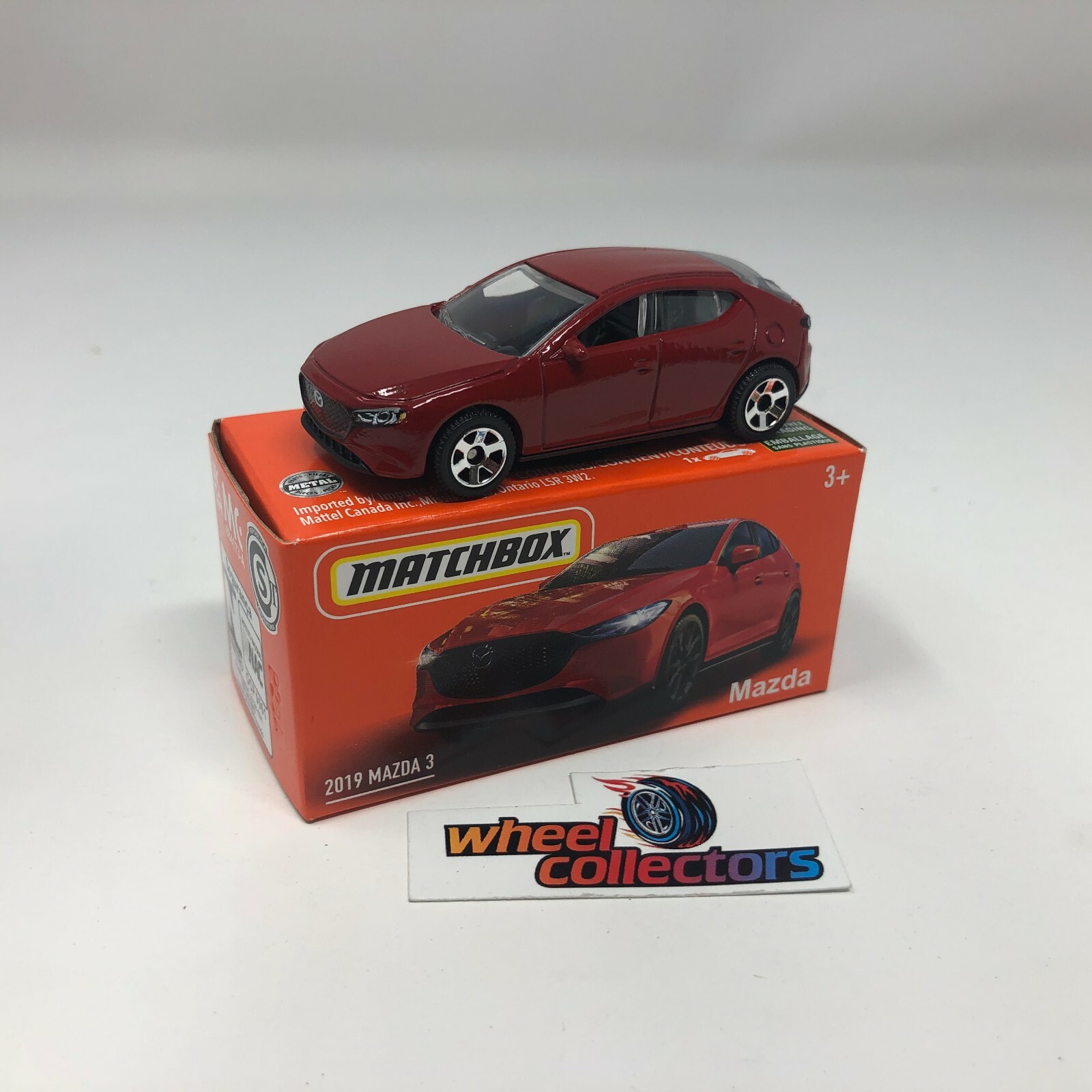 2019 Mazda 3 * RED * 2021 Matchbox POWER GRABS Case Y * WG5
