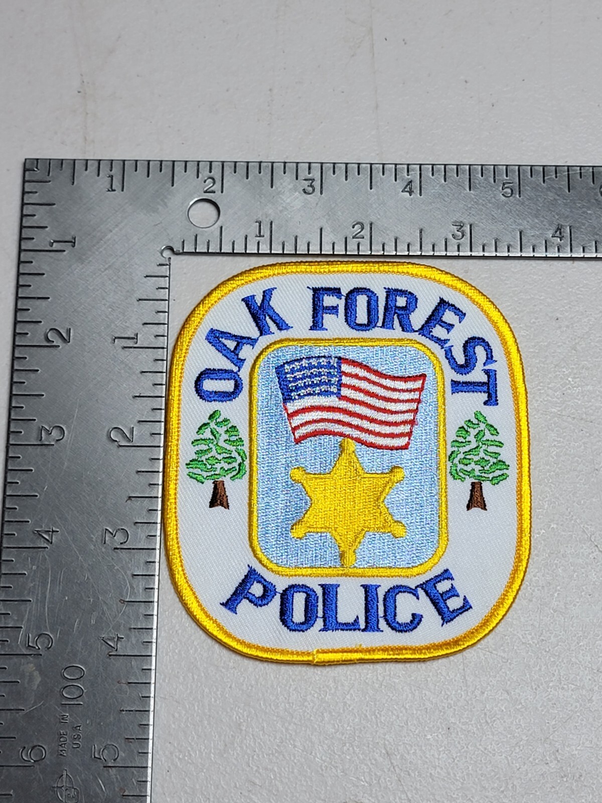 LE5 Police patch patches Illinois Oak Forest