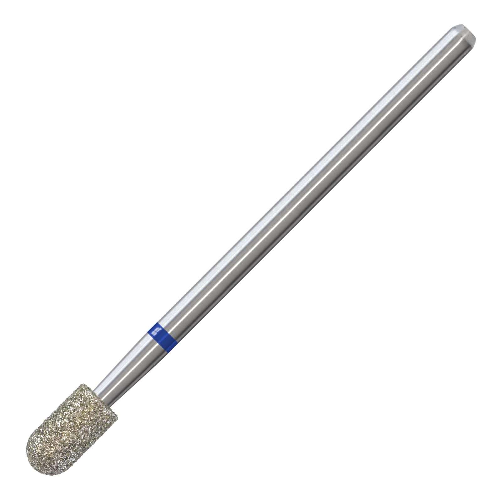 HYTOOS 4mm Smooth Barrel Cuticle Clean Nail Drill Bit, Russian Diamond Nail Bits