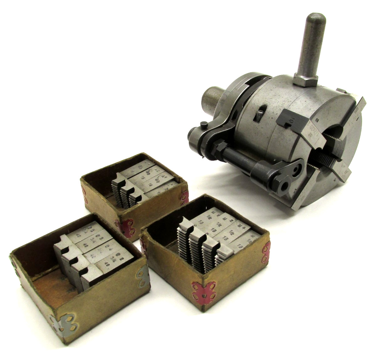GEOMETRIC 1" "DS" STYLE THREADING DIE HEAD w/ 1" SHANK