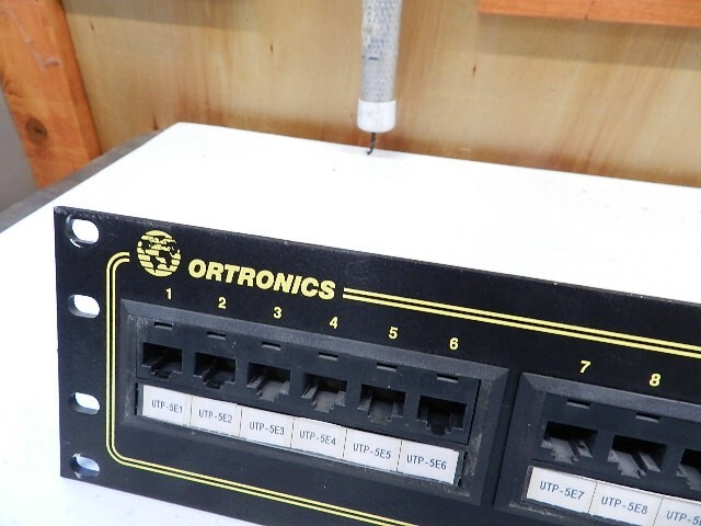 Ortronics 24 Port Patch Panel OR-851004904 CAT5 T568B