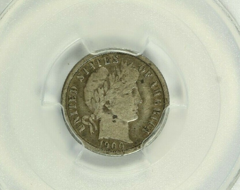 1900-O Barber Dime : PCGS VF20