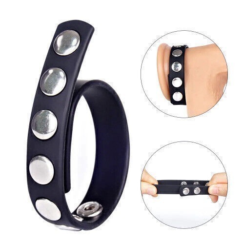Ejaculation Delay Restraint Penis Cock Ring Men Scrotum Ball Stretcher