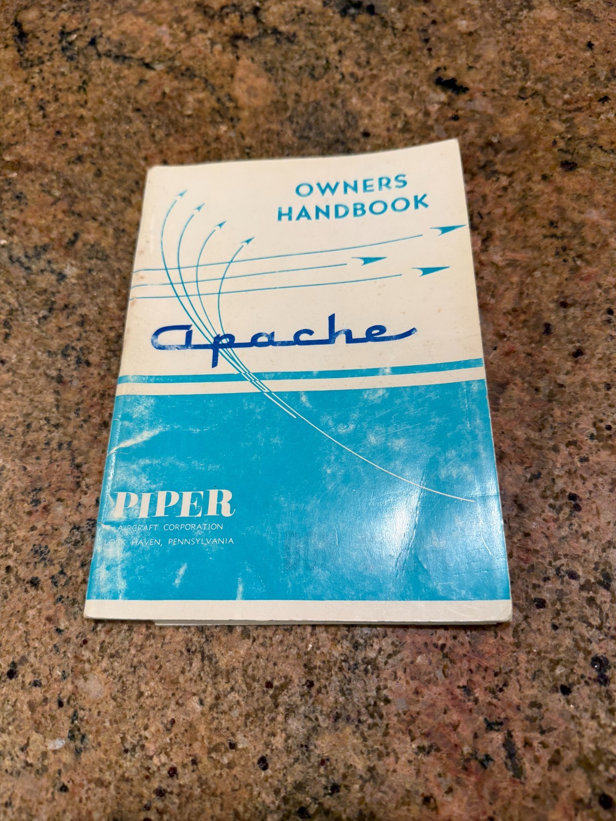 Piper Apache Model G PA-23-160 Owner's Handbook Manual '67 Operation Maintenance