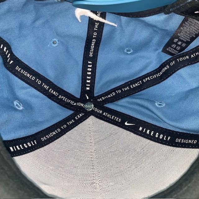 Nike Golf True Retro72 Performance Snapback Hat Light Blue Unisex
