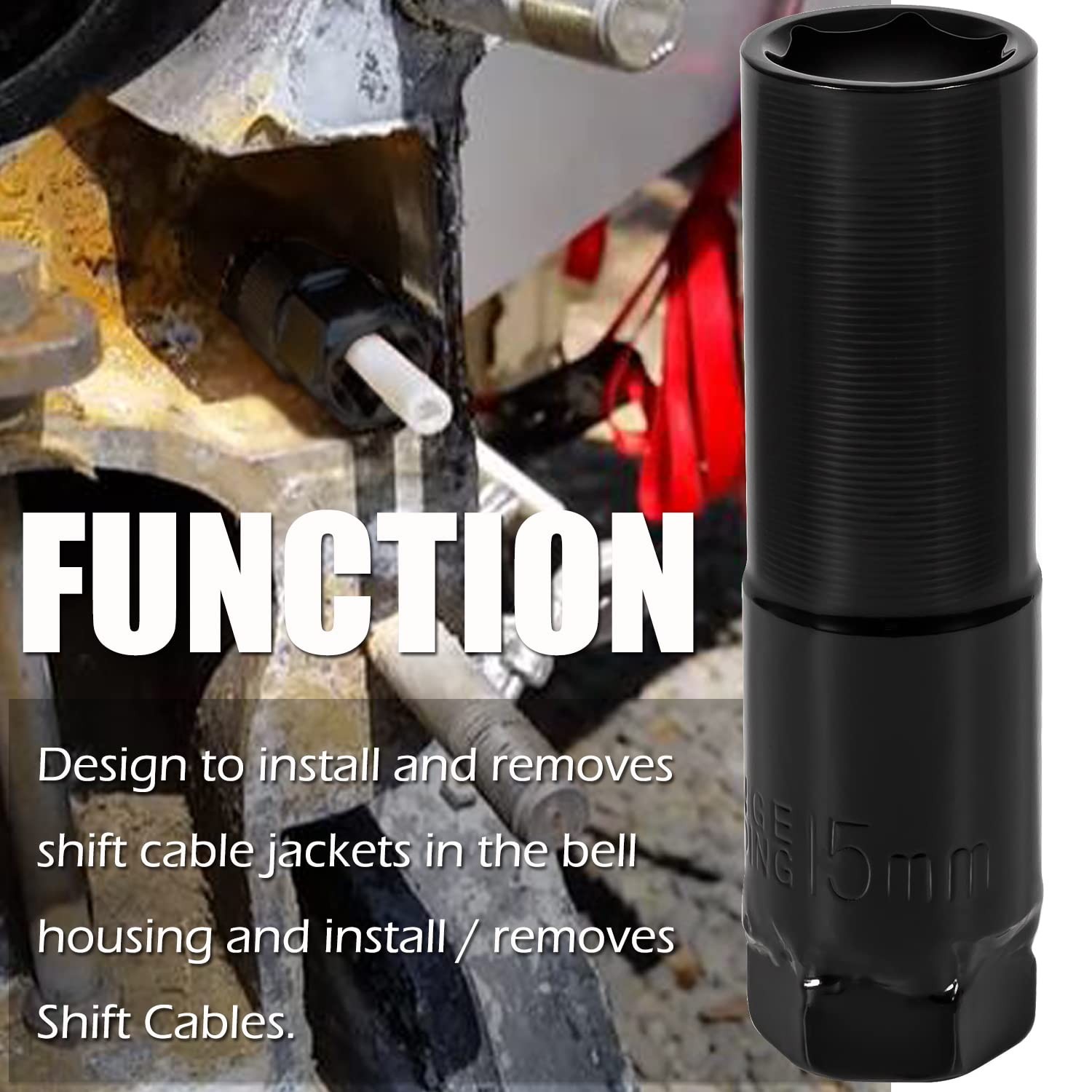 for Alpha Shift Cable Tool Socket 91-12037 Shift Cable Remove and Install Too...