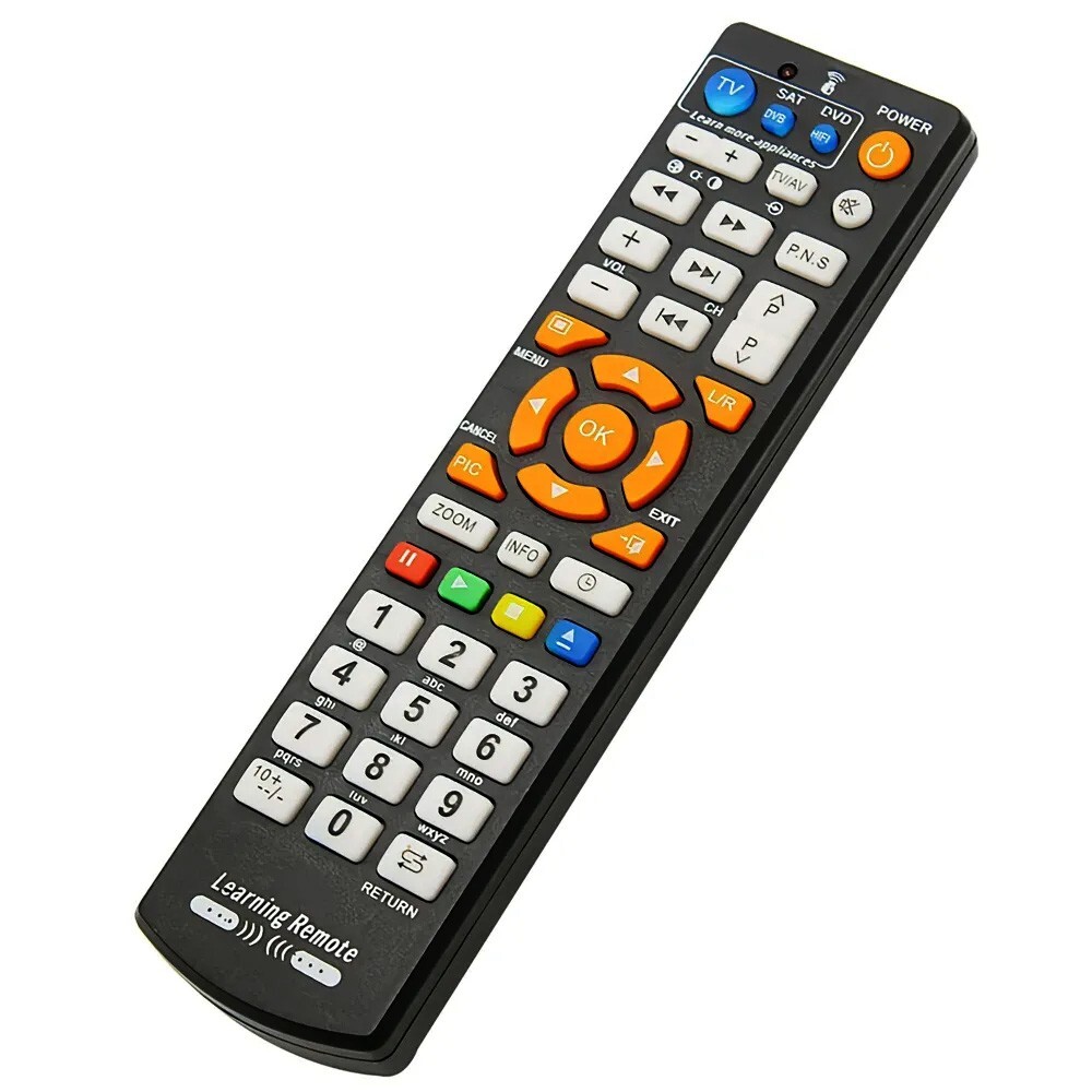Premium Universal IR Learning Remote - Learning Remote For 3 AV Devices