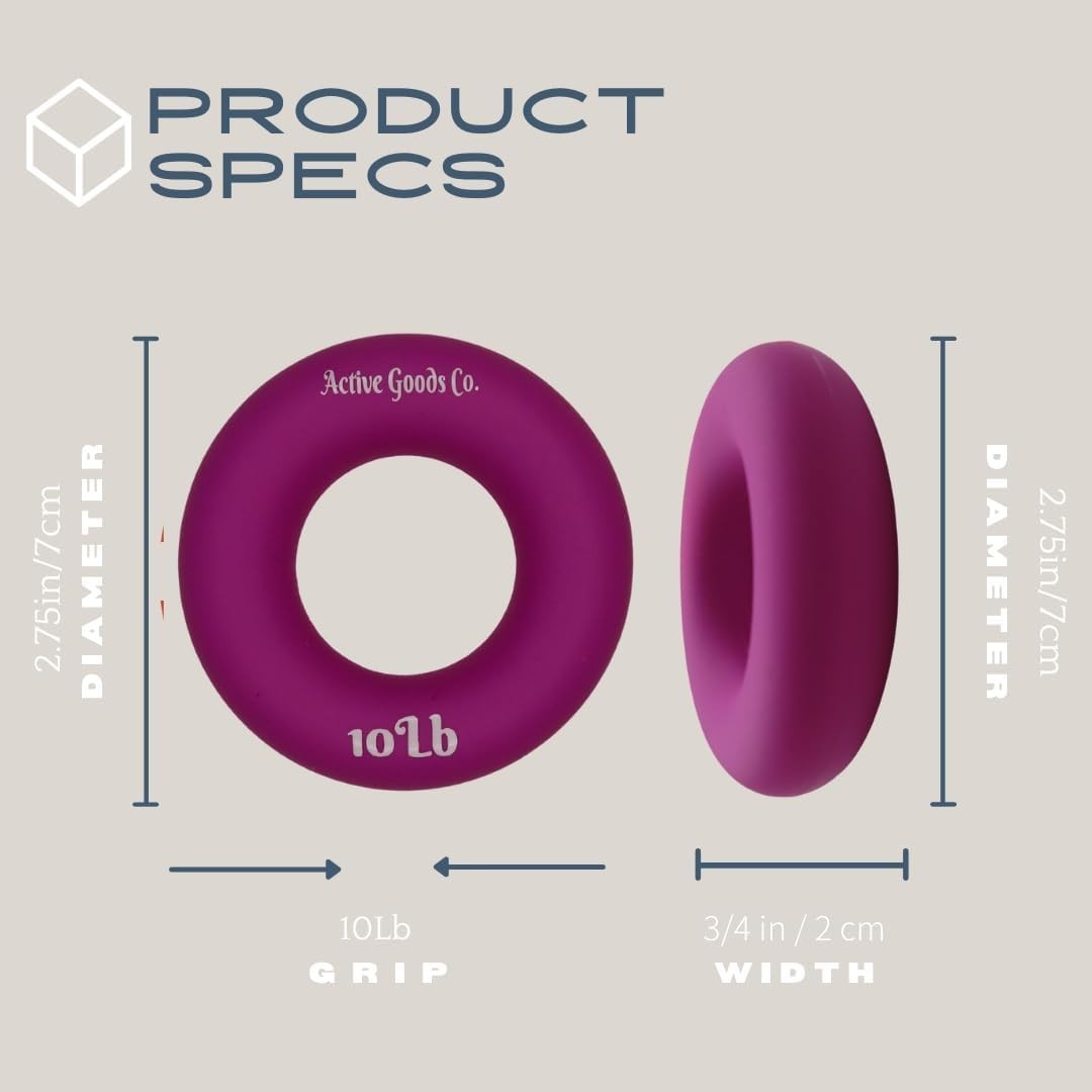 Hand Exerciser - PROFESSIONAL GRADE, Set or Single, Different Sizes. Visit to...