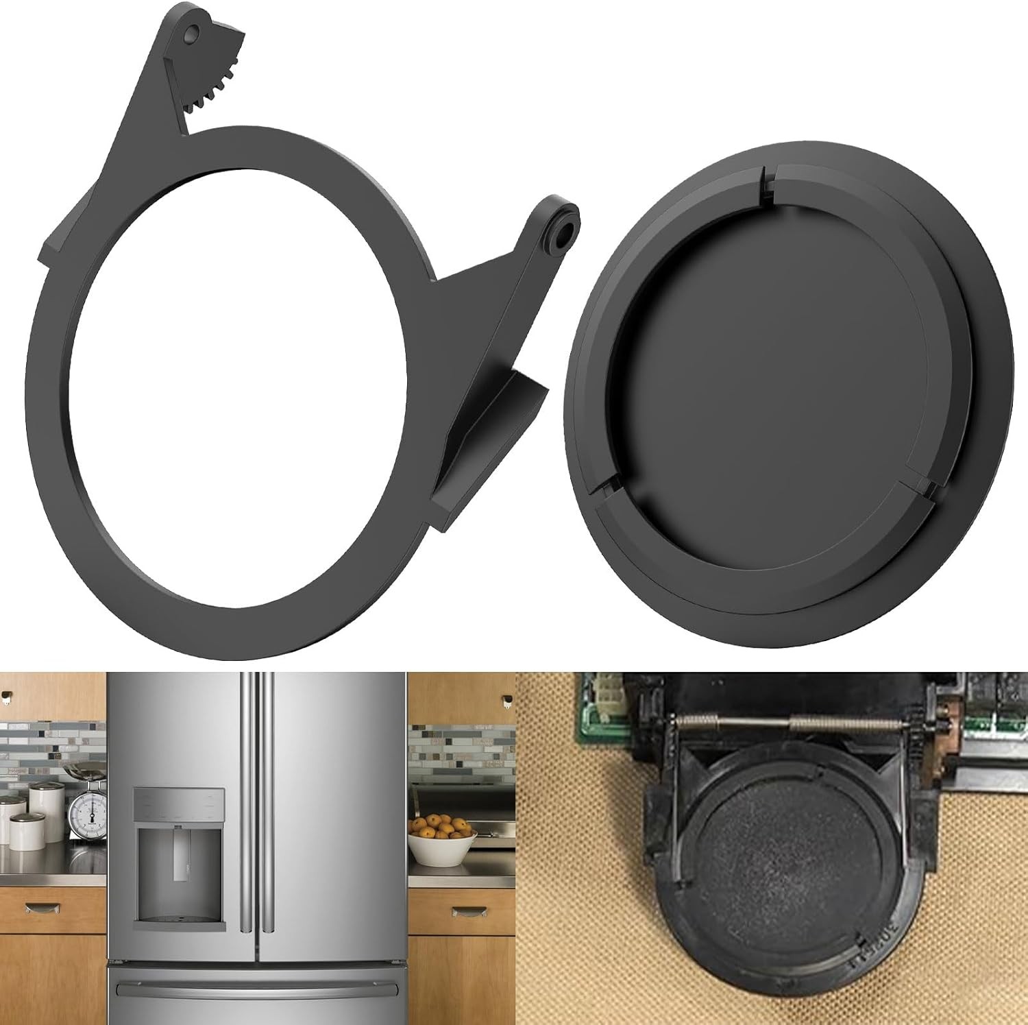 241688701 Door Seal Flap & 241688401 Ice Chute for Frigidaire/Kenmore/Electrolux