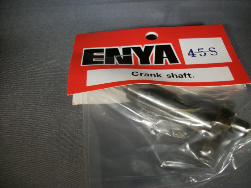 ENYA .45S MODEL 6001 LAPPED BUSHING TYPE CRANKSHAFT  ASSY NIP