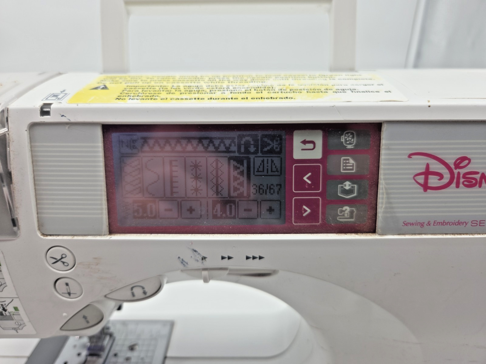 Brother SE-270D Computerized Sewing Embroidery Machine Powers On UNTESTED PARTS