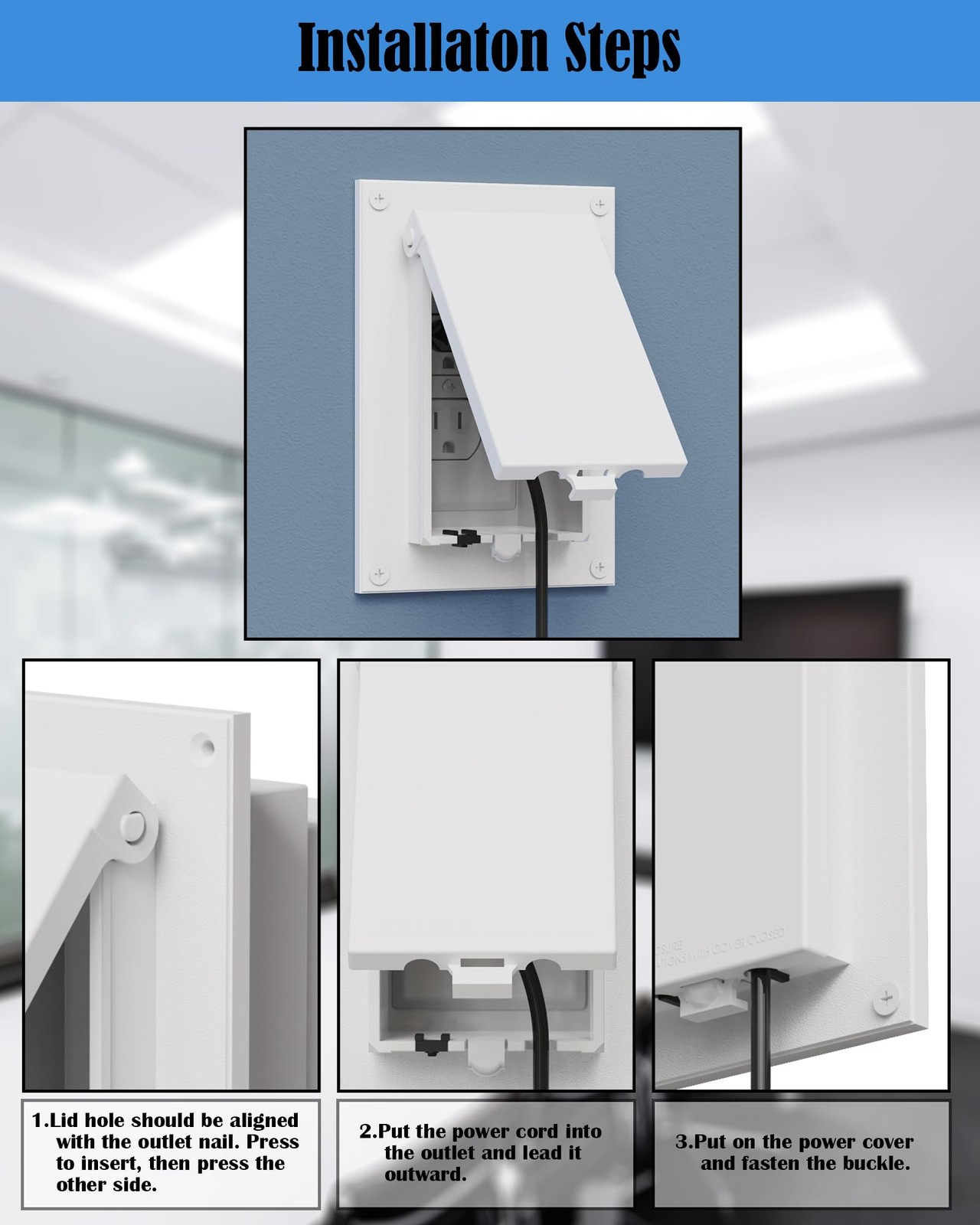 Type 3r Enclosure Cover, DBVW-1 Outdoor Outlet Cover for Wet Locations (Verti...