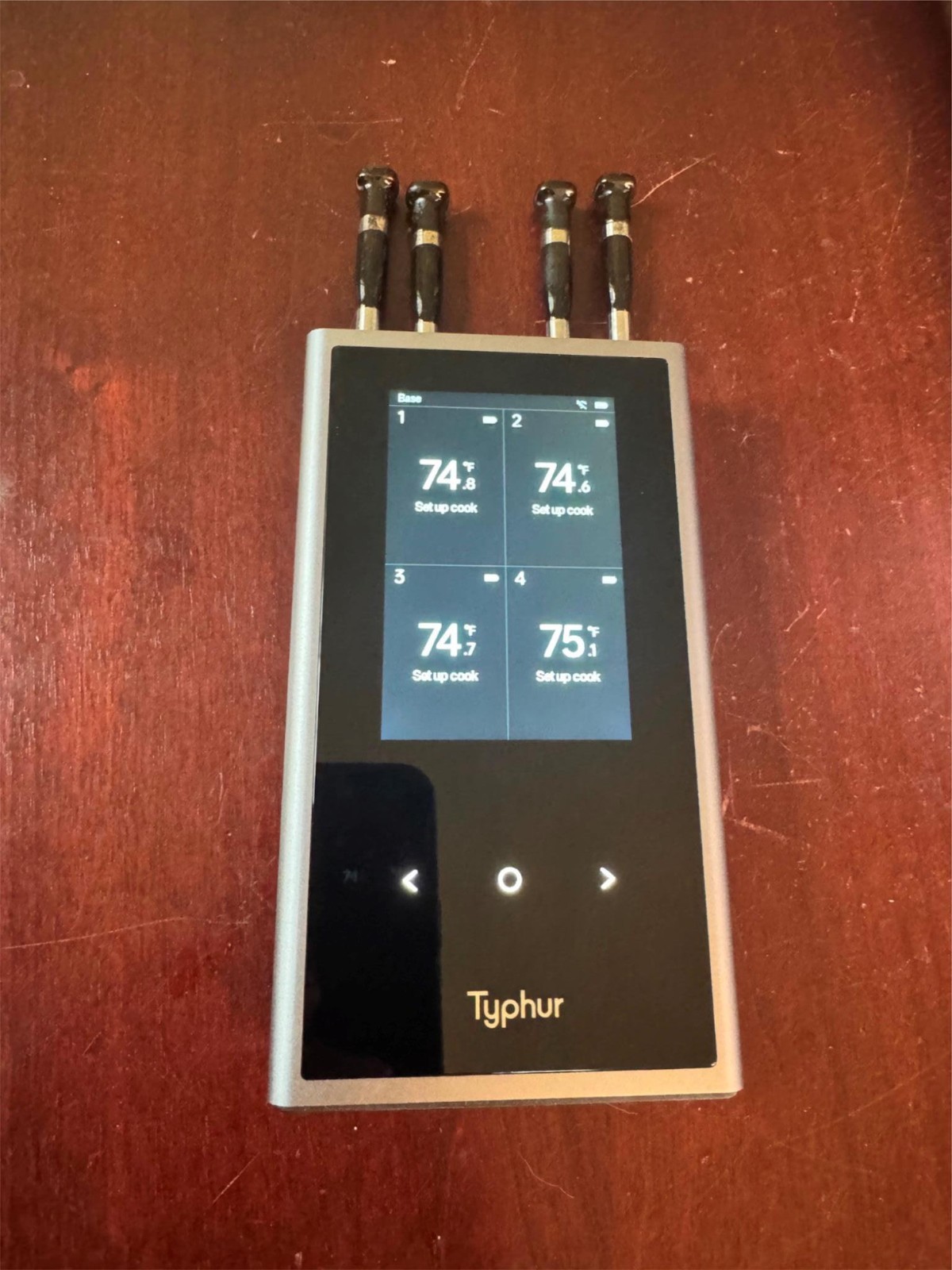 Typhur Sync Quad Wireless Thermometer, 6 Sensors, 4 Probes, WiFi Model: WT08