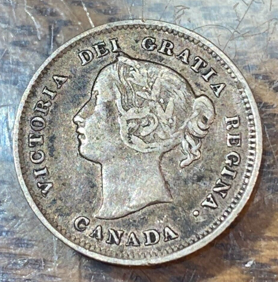 1899 Canada Five Cents Nice Original C. VF KM-2 CHRC