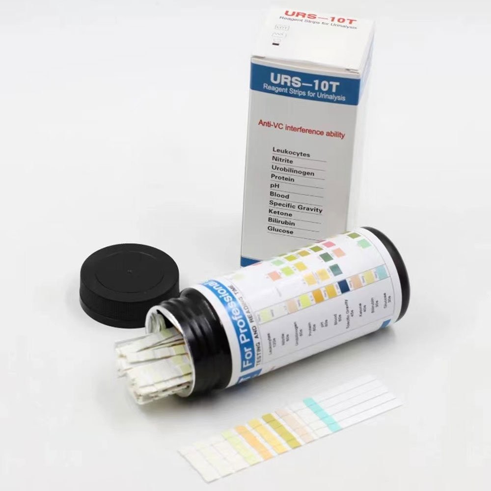 10 in1 Urine Test Strip 10 Parameters Testing pH Protein Kidney & Liver Function