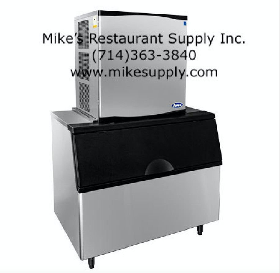 NEW 800 LB Ice Machine & 700 LB Storage Bin Atosa YR800-AP-161 + CYR700P #2939