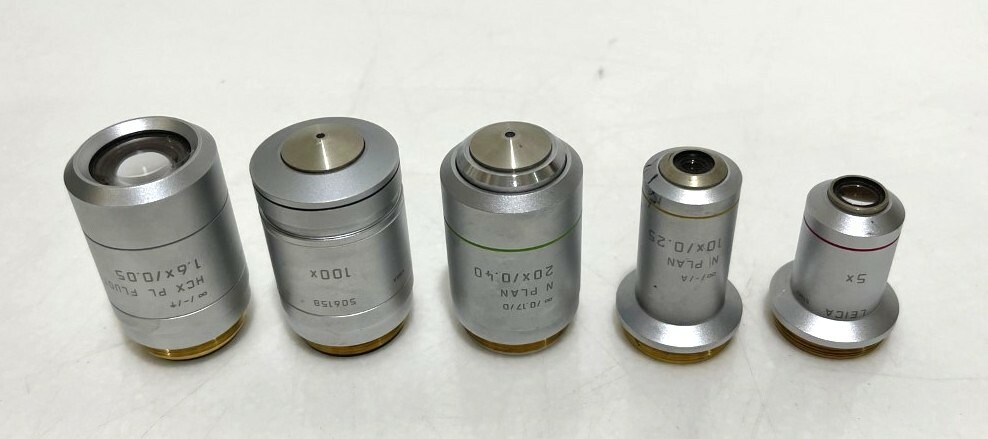 Leica Microscope DM LB2 W/ ICC A video camera & C plan Objectives, DHL Shipping