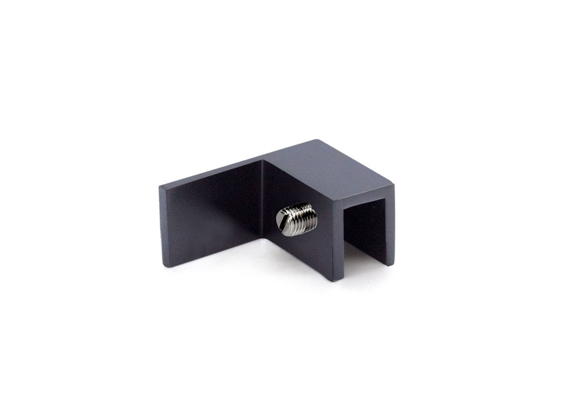 FHC SFC1R0RBM Right Hand Wall Mount "Slip Fit" Glass Clamp - Oil Rubbed Bronze