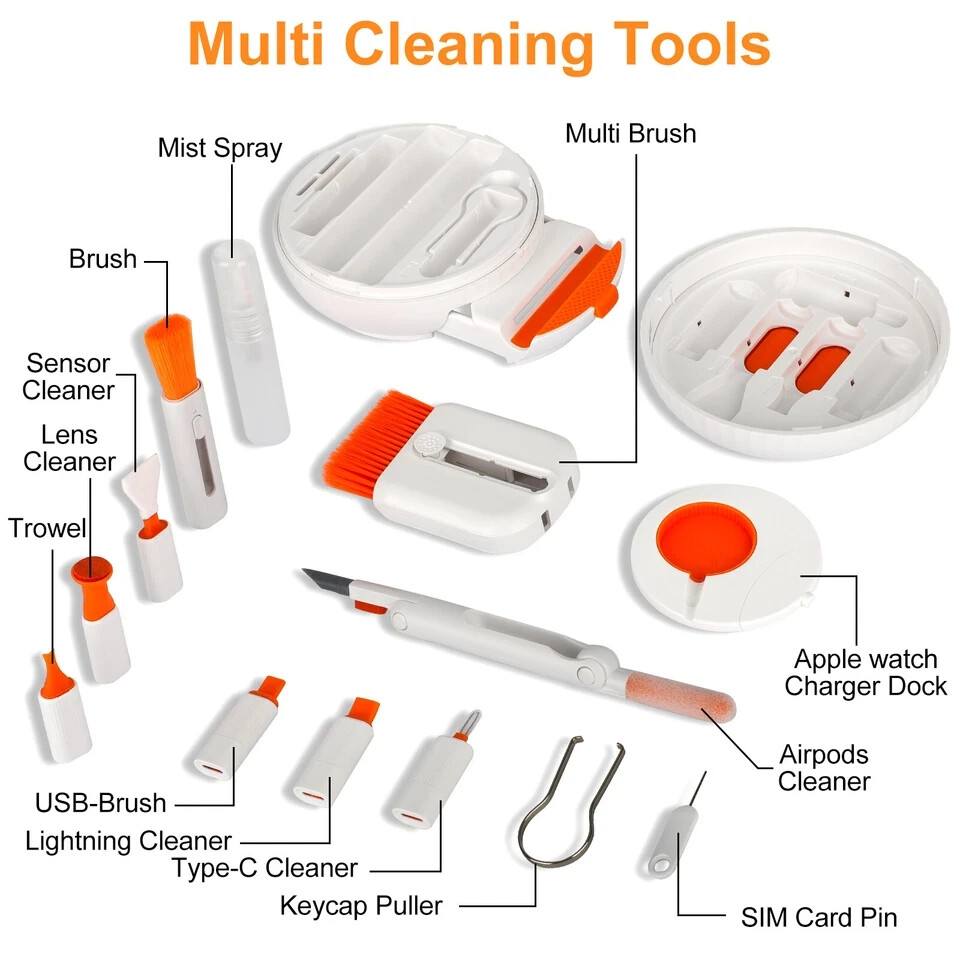 13in1 Electronic Device Cleaning Kit Iphone Ipad tablet Laptop keyboard Camera