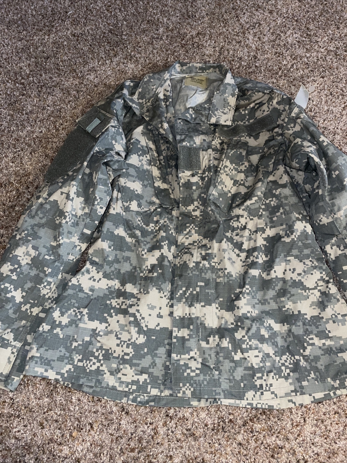 USAF Men's Utility Coat Digital Tiger Size Small Short 8415-01-519-8502
