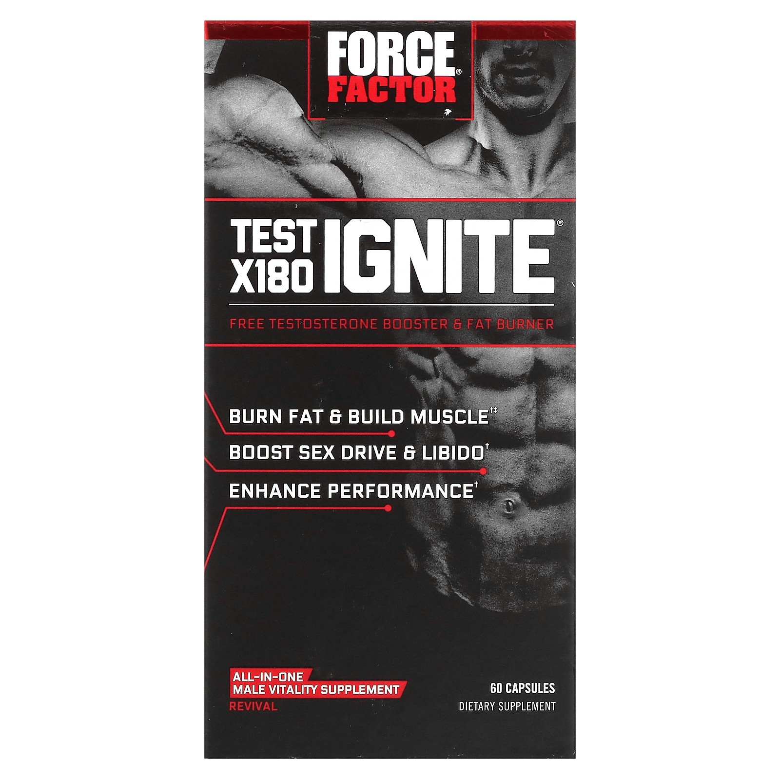 Test X180 Ignite®, 60 Capsules