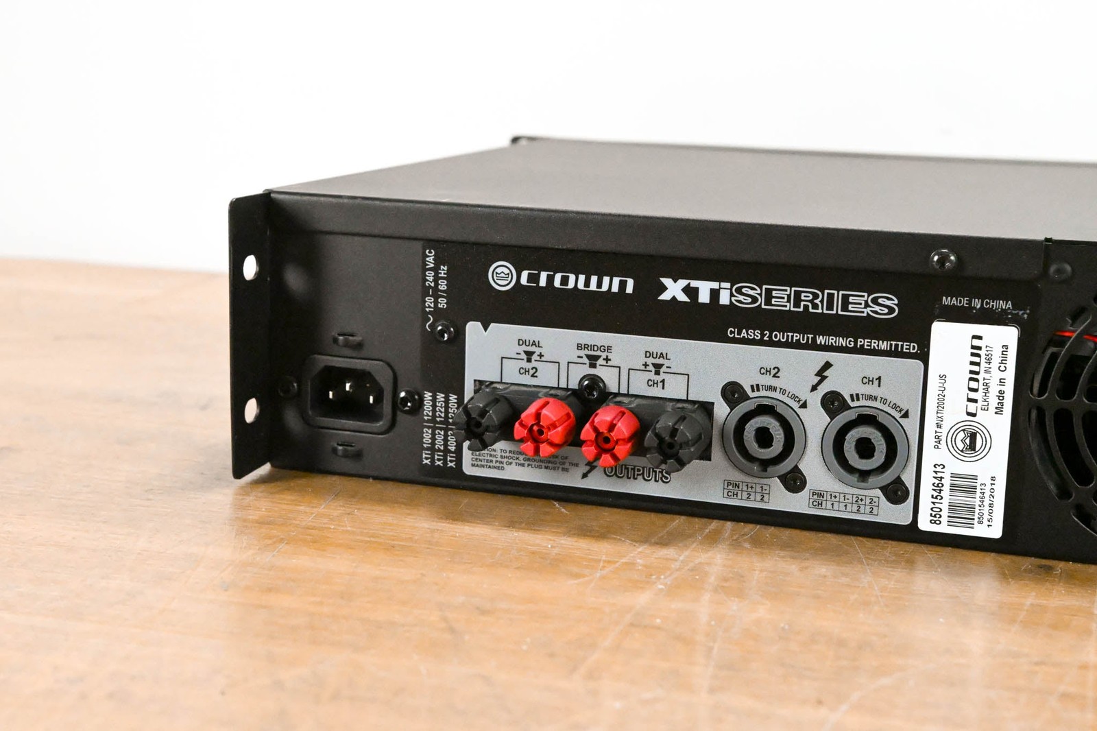 Crown XTi 2002 2-Channel Power Amplifier CG010TF
