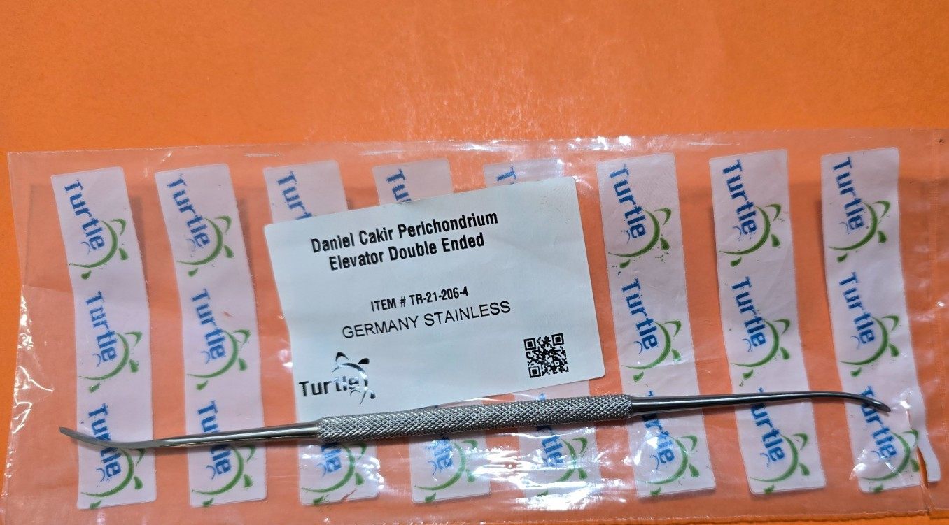 Turtle Orthopedic Daniel Cakir Elevator Dissector Double Ended REF:  21-206-4