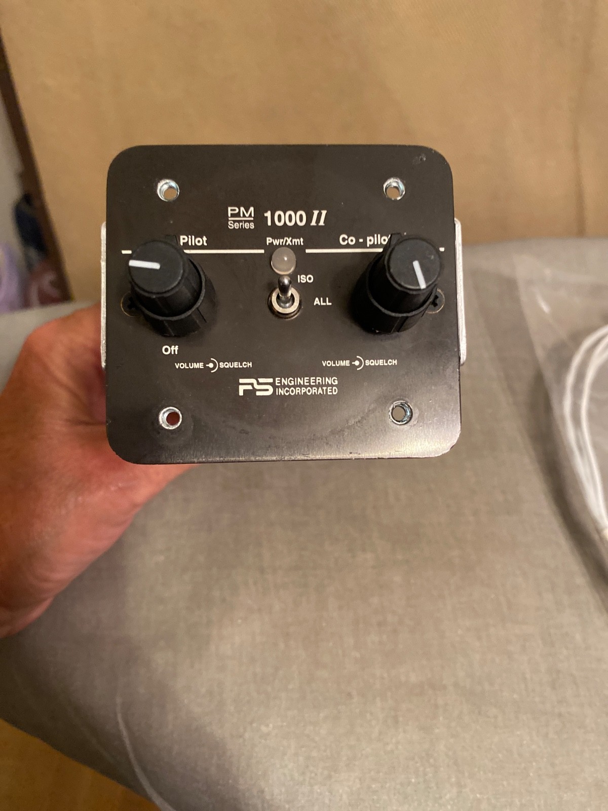 PS Engineering Inc. PM 1000 II Panel Mount Intercom with Connector & Mount Plate