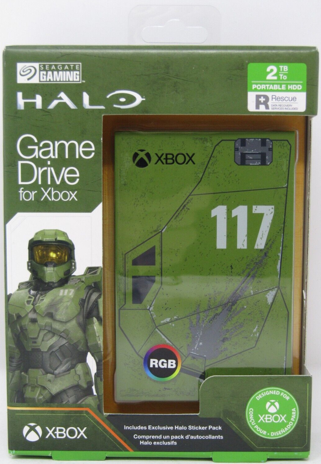 Seagate Halo Infinate Special Edition 2TB Game Drive for Xbox