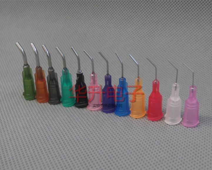 14Ga 50pcs Sharp dispensing needles syringe L- 13MM angled 45 degree