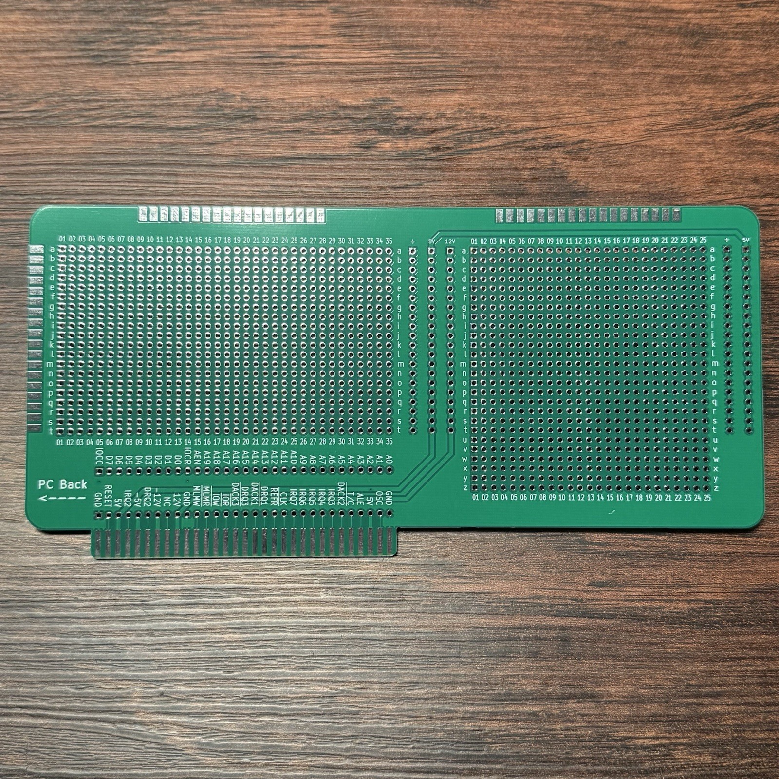 XT Prototyping Board PCB for 8-Bit ISA / IBM PC XT Expansion Card By Necroware