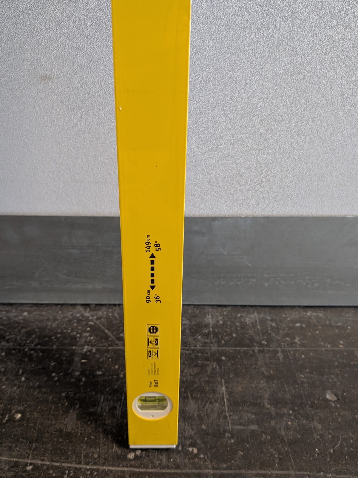 STABILA Type 80T Extendable Level, 36 inch, Cat. Number 29459