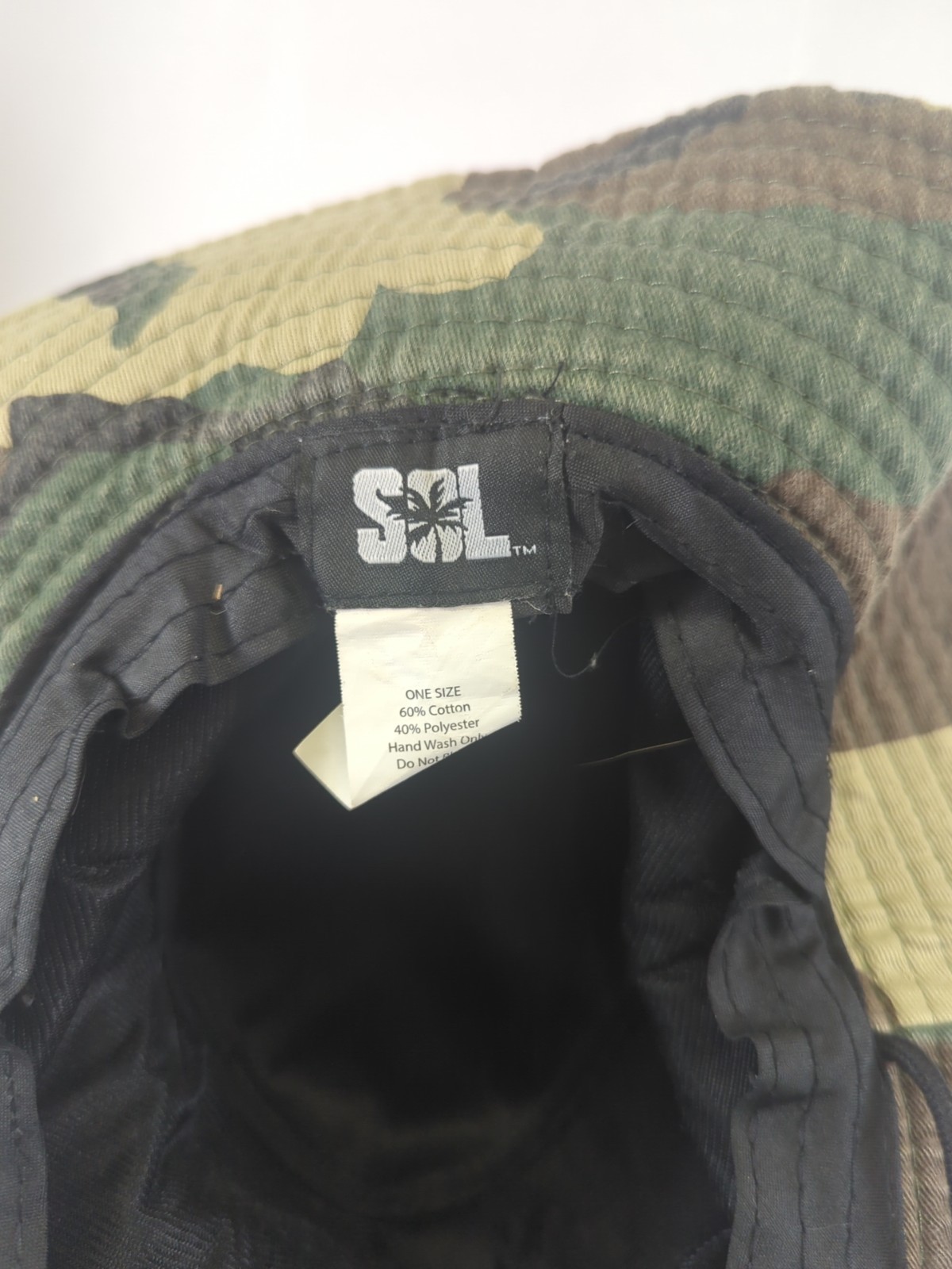 SOL Shade Bucket Hat Unisex Camo