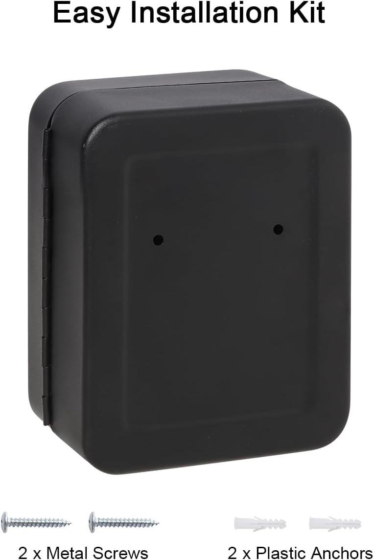 20 Key Storage Lock Box with Code Key Cabinet Organizer Wall Mount
